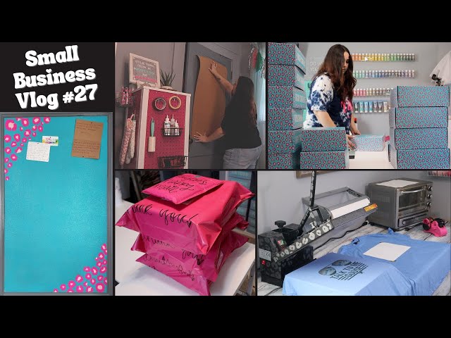 Small Business Vlog #27 / Work With Me / Office + Studio Hours / Day in the Life / Packaging Orders