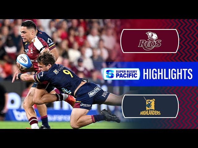 HIGHLIGHTS | REDS v HIGHLANDERS | Super Rugby Pacific 2024 | Round 9