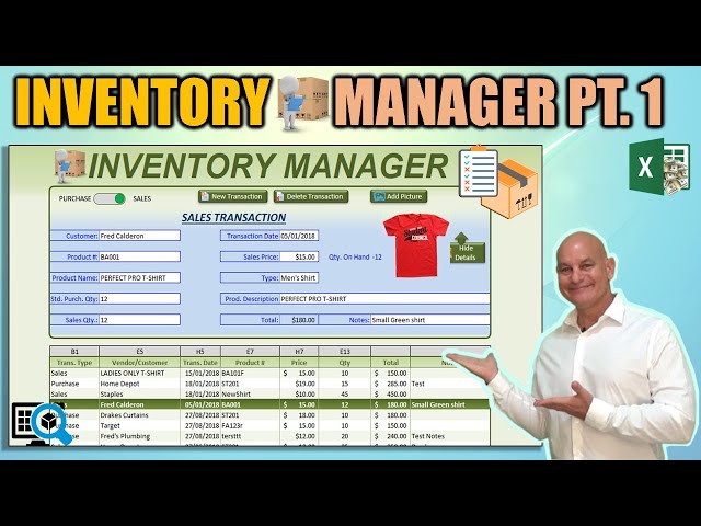 Create This AMAZING Excel Application that Tracks Purchases, Sales AND Inventory [Part 1]