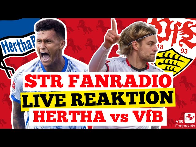 Fanradio 🔊: Hertha BSC gegen VfB Stuttgart 🔴 LIVE REAKTION 🔴