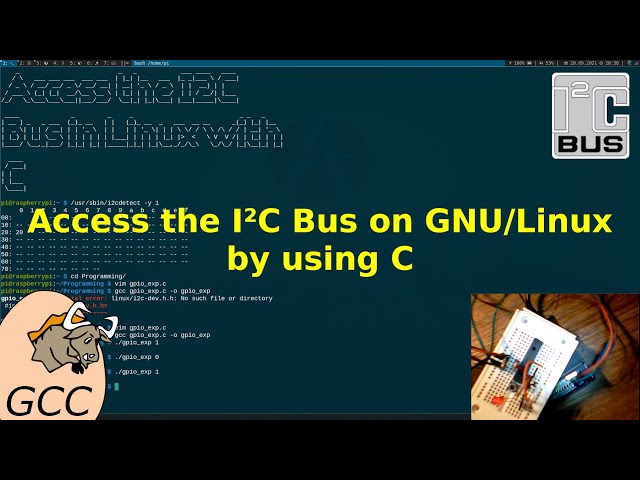 Tutorial: Access the I²C bus on GNU/Linux with C