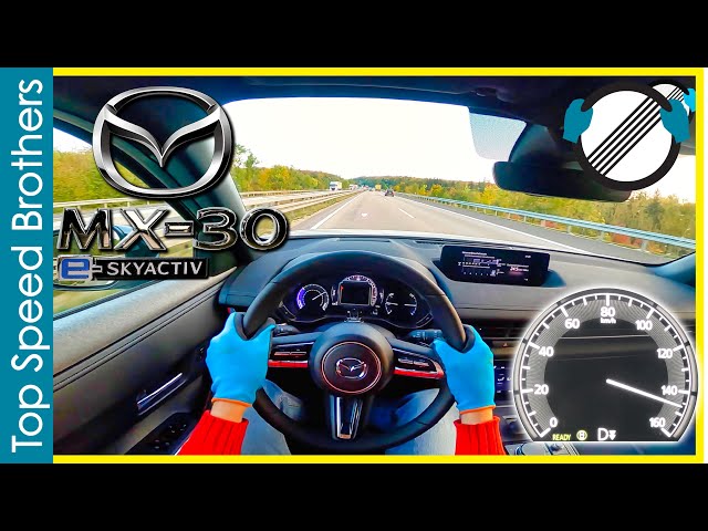 Mazda MX-30 (2020) AUTOBAHN POV TOP SPEED 🚀