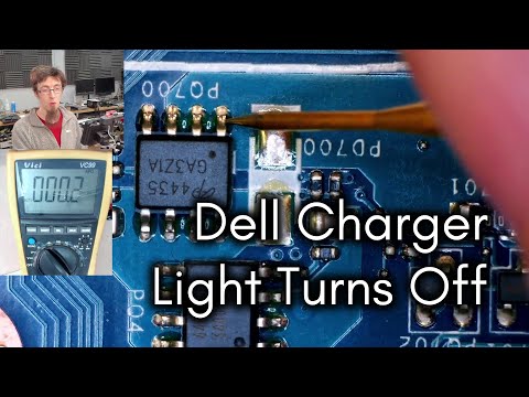 Dell Latitude E6440, Charger Light Goes Out - LFC#331