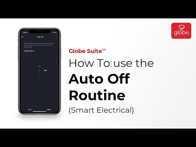 How to use the Auto Off Routine – Smart Electrical | Globe Smart Home