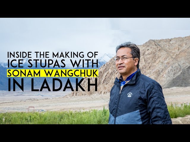 Inside the making of Ice Stupas with Sonam Wangchuk in Ladakh