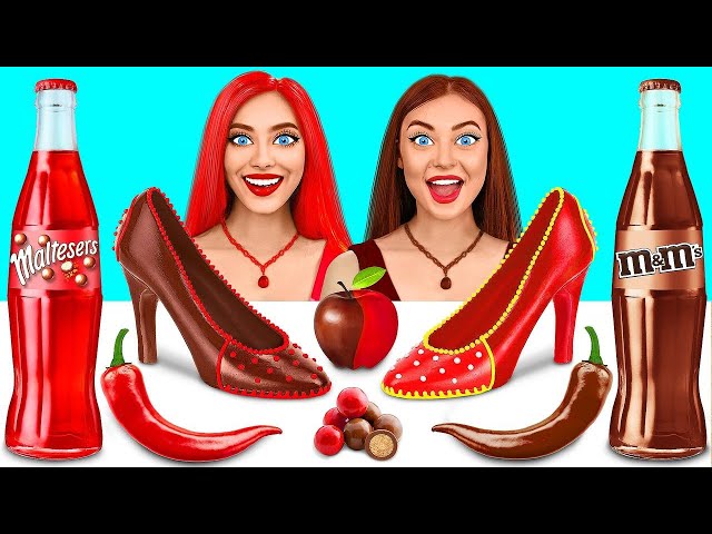 Chocolate vs Real Food Challenge | Funny Food Situations by RATATA POWER