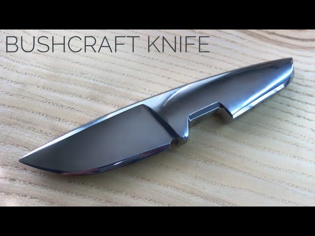 Knife Making - How to make a Modern Bushcraft Knife, full build.