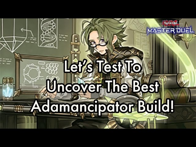 Let's Keep TESTING & RESEARCHING To UNCOVER The Best Adamancipator Builds!