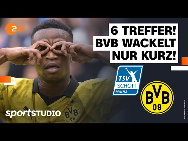 TSV Schott Mainz – Borussia Dortmund Highlights | DFB-Pokal 2023/24 | sportstudio