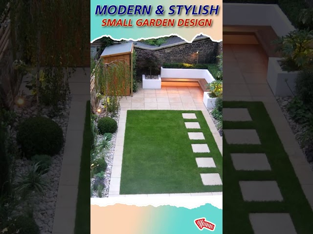 Modern & Minimalist Small Garden Design 2023