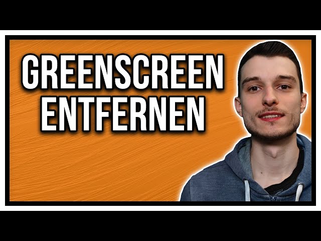OBS Studio Greenscreen entfernen und Hintergrundbild einfügen Tutorial German