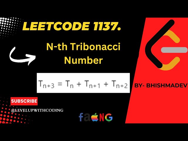 N-th Tribonacci Number -  Leetcode 1137 || Math || Observation || Easy