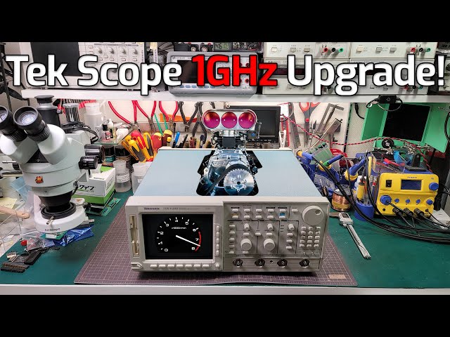Tektronix Oscilloscope 1GHz Upgrade Hack