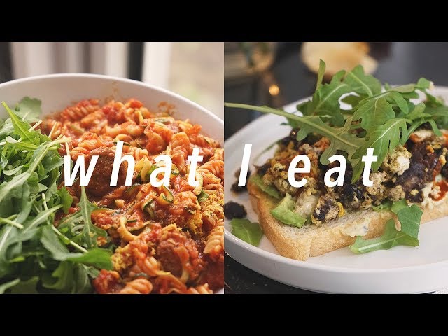 What I eat in a Day (vegan, easy, healthy)