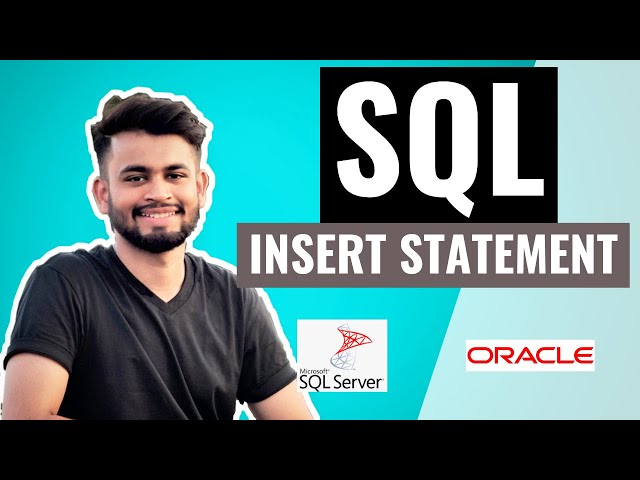 SQL INSERT INTO Statement |  SQL tutorial for beginners