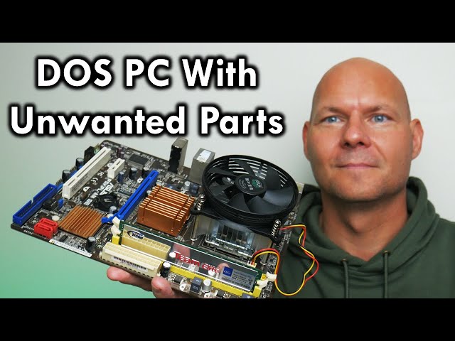 DOS Retro PC with Parts nobody wants
