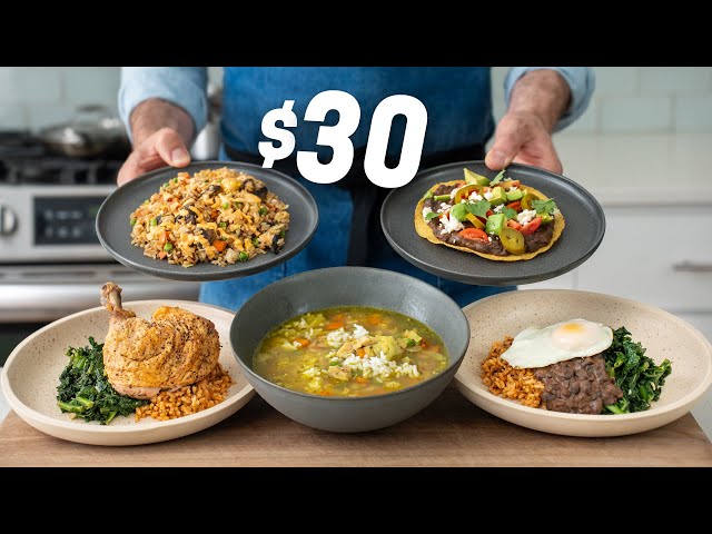 How I Make 20 Healthy Meals for $30