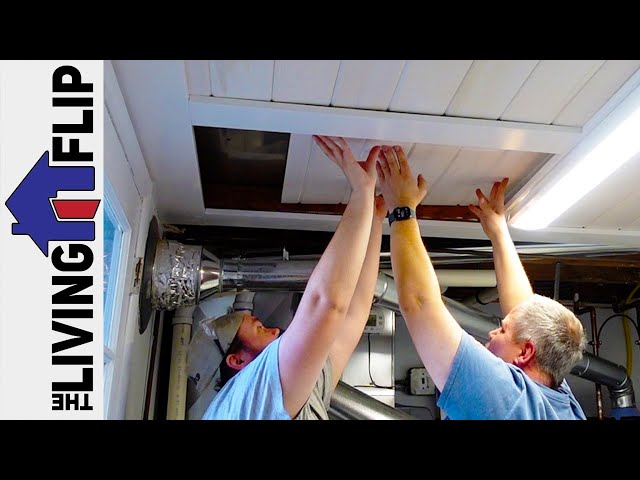 WE BUILT A REMOVABLE CEILING // TLF 45
