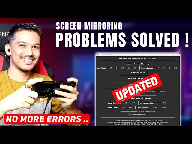 I Updated My Android to PC Screen Mirroring Software - No More Errors