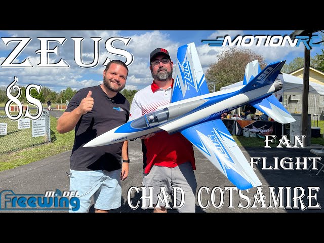 Freewing Zeus 8S Flown By Chad Cotsamire At Jax Jet Madness | Fan Flight | Motion RC