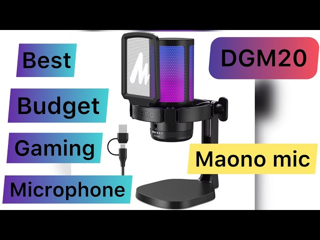 Maono Gamerwave DGM20 Microphone review/Is this the BEST BUDGET USBMicrophone?#Maono #microphone