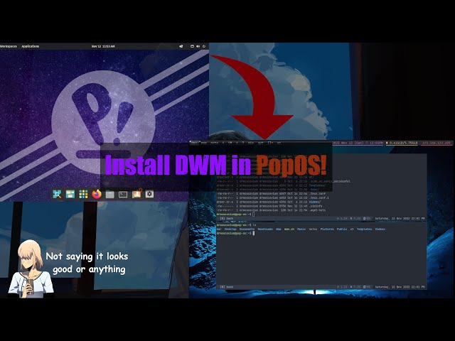 How to install DWM in Debian based system | PopOS! | Suckless