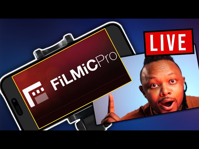 Use a PHONE as an HDMI CAMERA for Live Streaming with FILMIC Pro