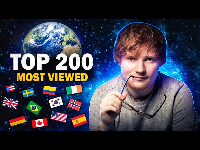 TOP 200 Most VIEWED Songs 2005-2022 on YouTube | All countries | The best songs of all time