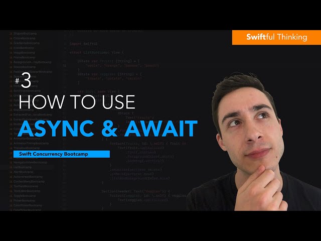 How to use async / await keywords in Swift  | Swift Concurrency #3