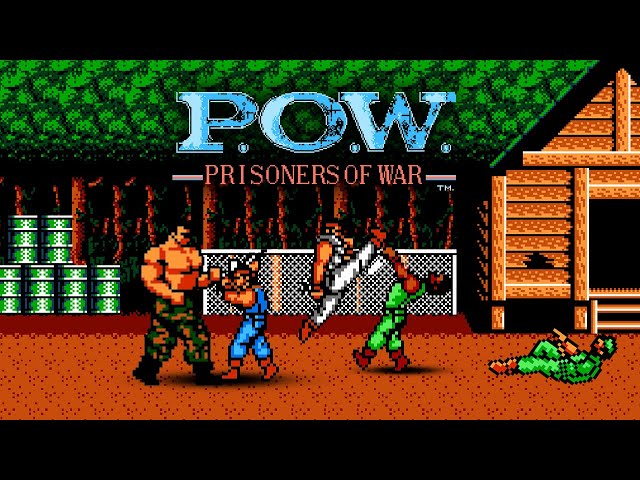 P.O.W.: Prisoners of War (1988) NES - 2 Players [TAS]