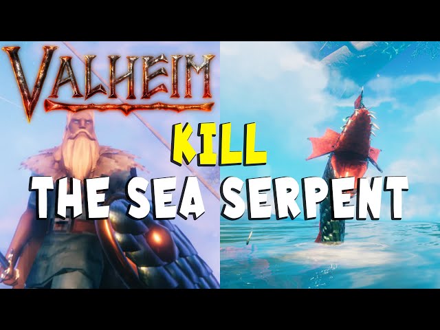 Solo Kill the Sea Serpent & Craft the Serpent Scale Shield in Valheim