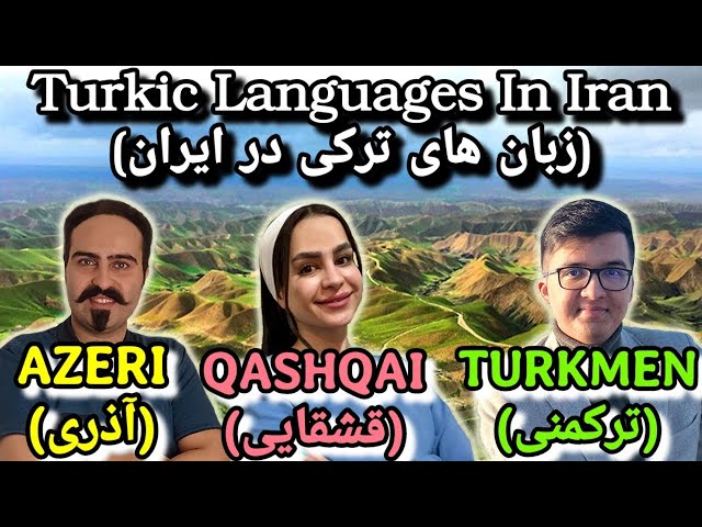 Azeri vs Qashqai vs Turkmen (Turkic Languages In Iran)