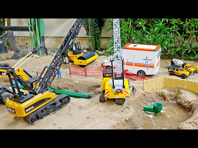 Ambulance Car Helps Truck Toy Repair Play