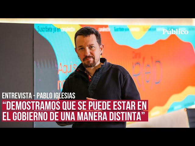Pablo Iglesias: "Te definen tus enemigos"
