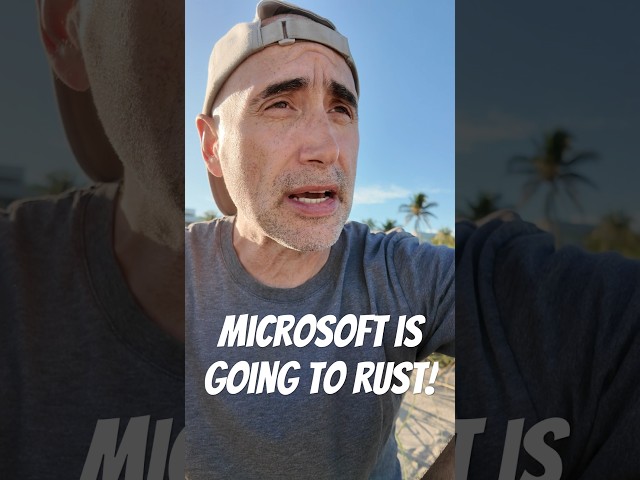 Microsoft is hiring Rust developers to replace some C# code! #rustprogramming #microsoft