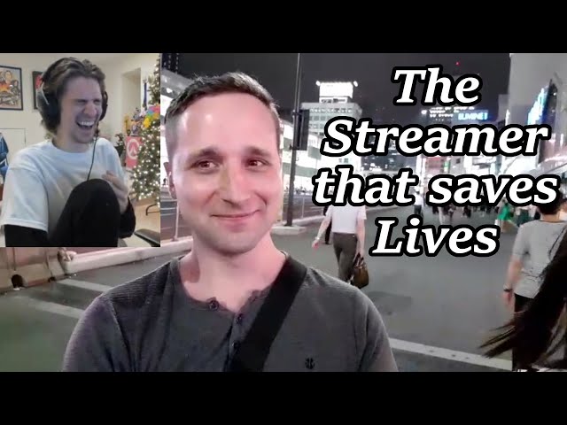 xQc reacts to "The Angel of Shibuya | The Streamer that saves lives"