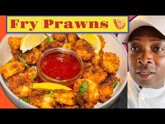 Thanksgiving style fried prawns 🍤  ( ChefRicardoCooking )