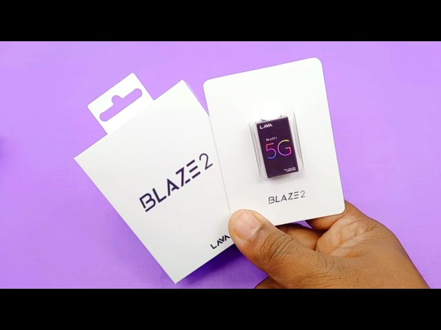 Lava Blaze 2 5G mini phone unboxing... Take a quick look