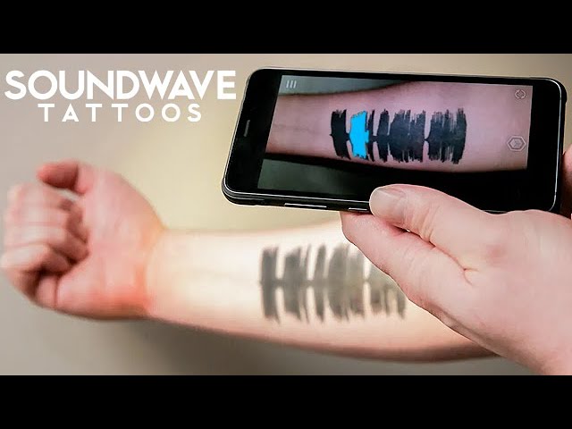 SKIN MOTION – Soundwave Tattoos You Can Hear With an App