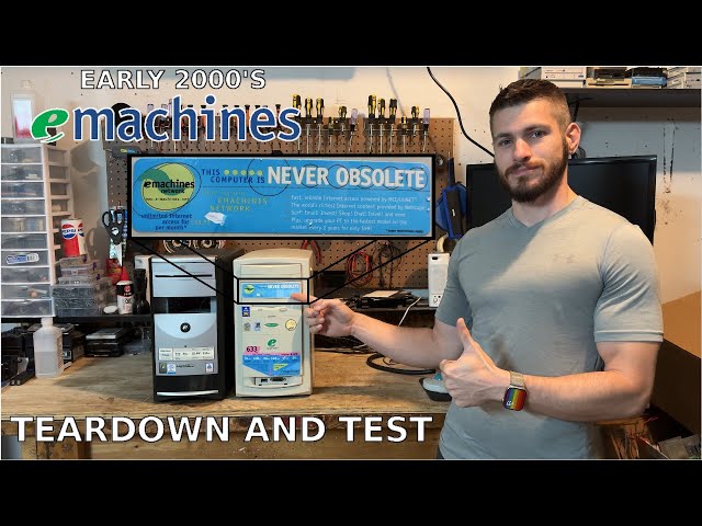 Early 2000's eMachines! Teardown and test.