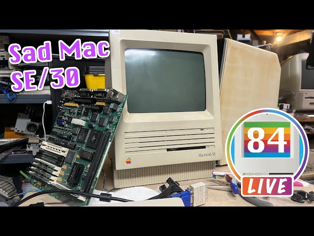 LIVE: Can we fix Luke's Sad Mac SE/30?