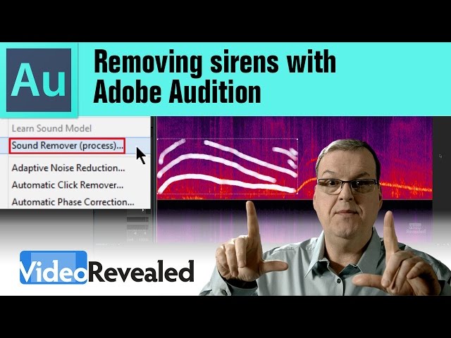 Remove sirens with Adobe Audition