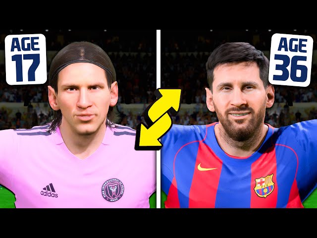 I Put Messi's Career in Reverse