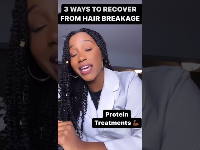 3 Ways To Recover From Hair Breakage! Subscribe For More Curly Chemistry Content. ✔️🔔