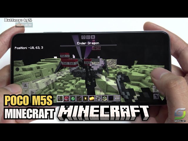 Poco M5s test game Minecraft | Helio G95