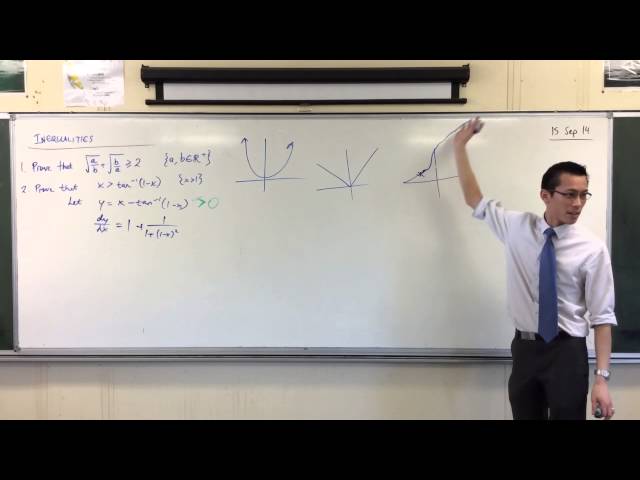 Interesting Inequality Proof w/ Inverse Trig (1 of 2: Calculus Proof)