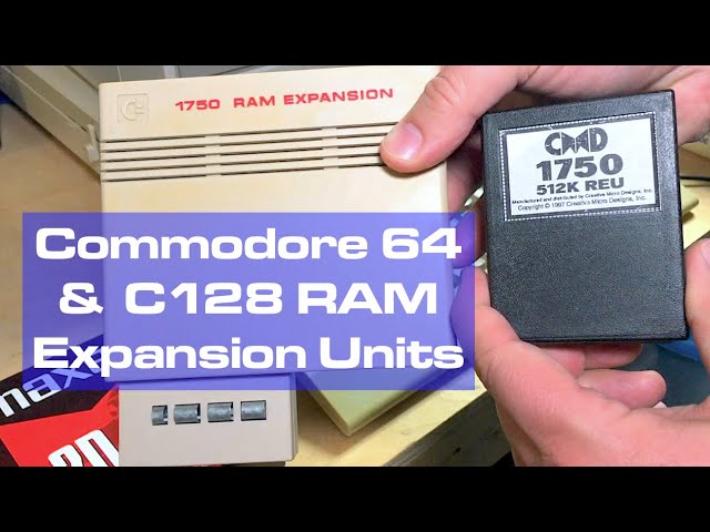 Commodore 64 REU (RAM Expansion Unit) & SID Random Numbers