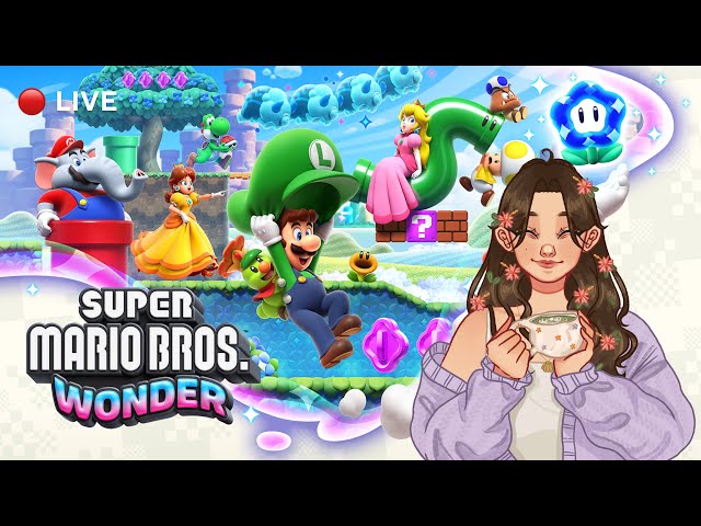 [DÍA 1] ESPECIAL HALLOWEEN 🎃 Jugamos al Mario Wonder + Among Us [esp/eng] !discord !socials !yt