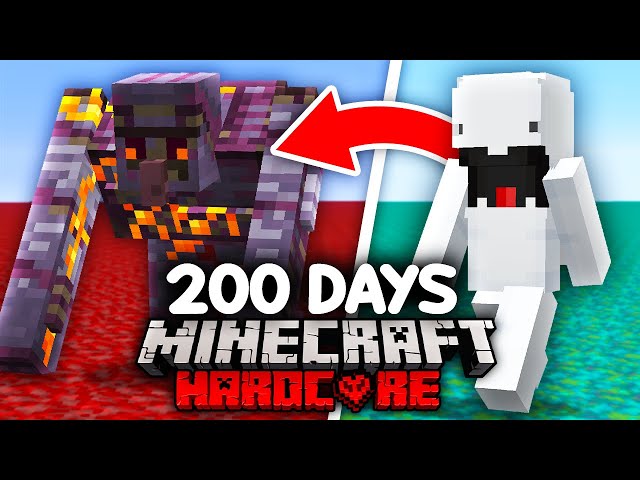 I Survived 200 Days as a SHAPESHIFTER in Minecraft...