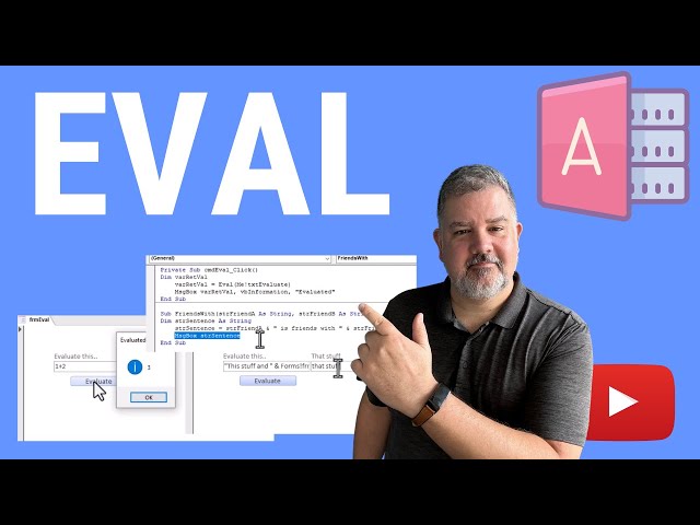 How to Use the Eval Function in Microsoft Access